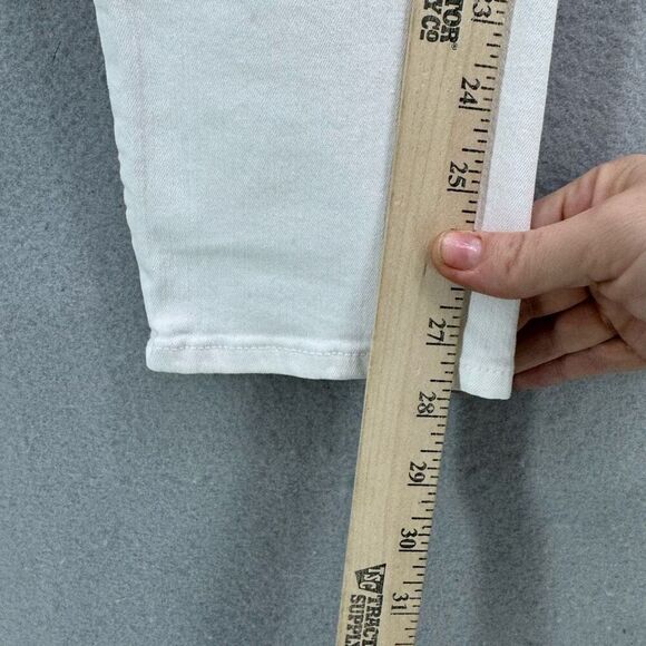 Frame Denim Womens Stretch Side Zip Le Skinny de Jeanne Crop Jeans Size 29 - Picture 8 of 11